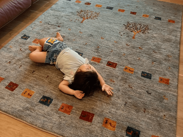 子どもとアートギャッベ