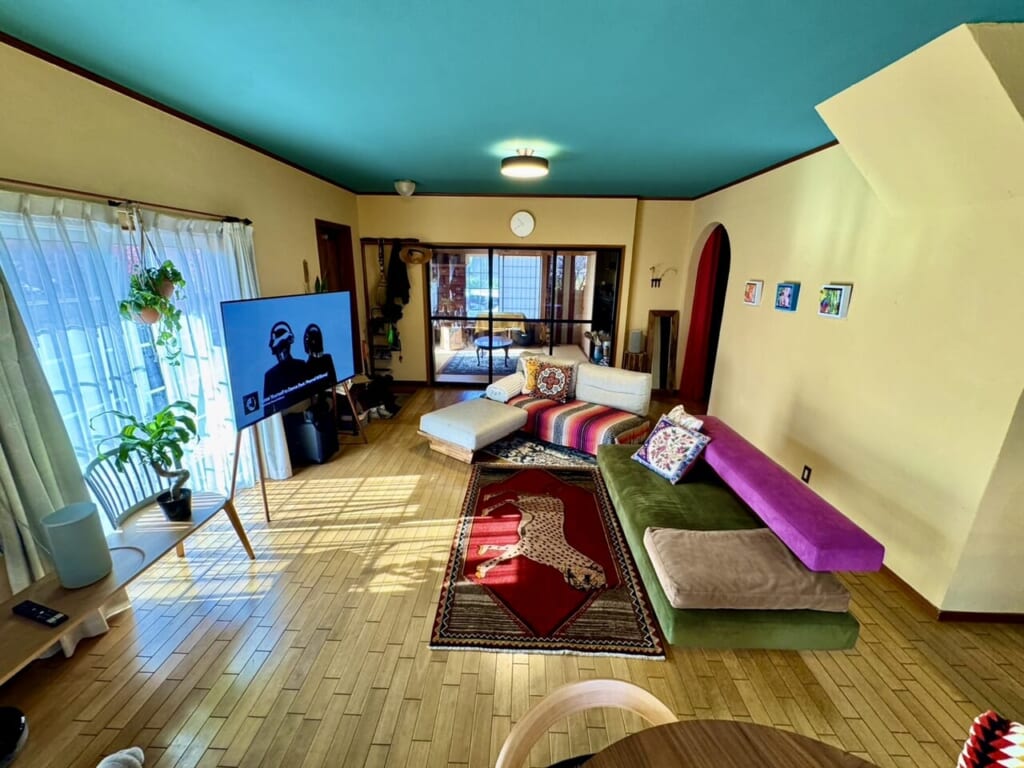 ヒョウ柄のオールドギャッベ