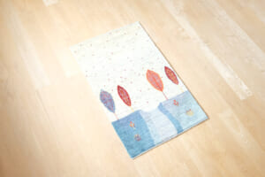 原毛の風景画ギャッベ